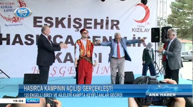 Eskişehir'de Hasırca Kampı açılış töreni