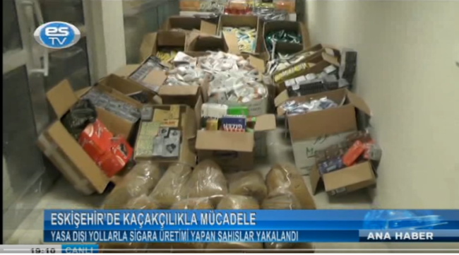 ESKİŞEHİR’DE KAÇAKÇILIKLA MÜCADELE