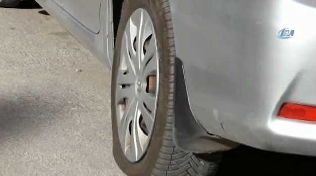 Eskişehir'de lastik magandası