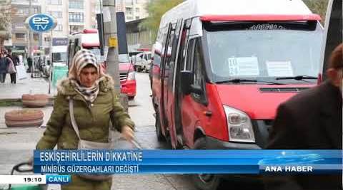 Eskişehir'de minibüs güzergahları değişti