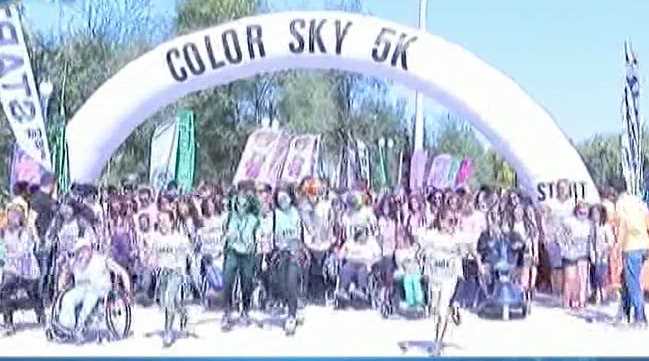 Eskişehir'de Renkli Koşu