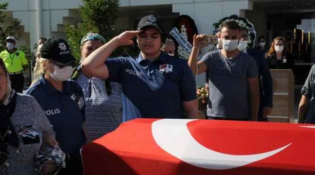 Eskişehir'de şehit babaya son bakış...