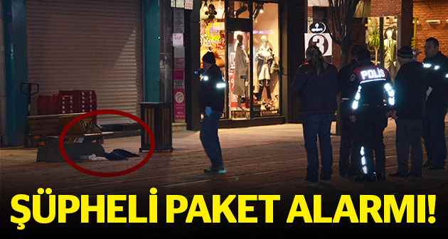 Eskişehir'de şüpheli paket alarmı