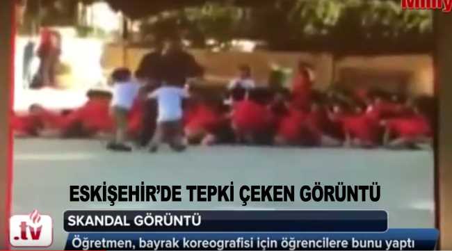 Eskişehir'de tepki çeken görüntü