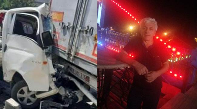 Eskişehir’de TIR’a çarpan kamyonetin sürücüsü hayatını kaybetti