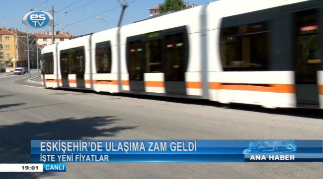 Eskişehir'de ulaşıma zam