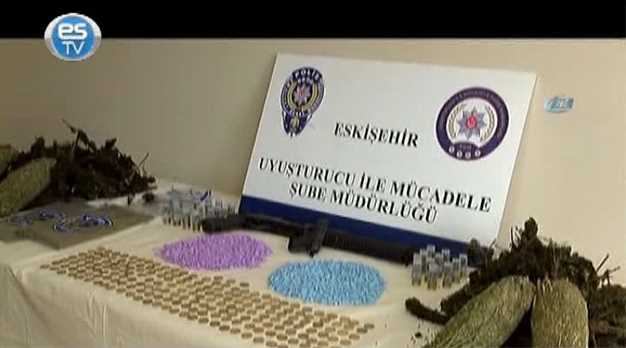 Eskişehir'de uyuşturucu operasyonu