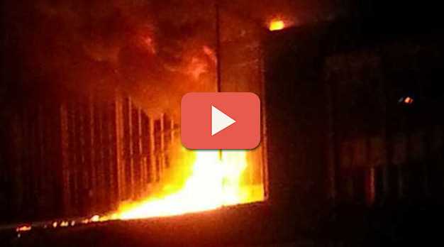 ESKİŞEHİR'DE YAĞ DEPOSUNDA PATLAMA