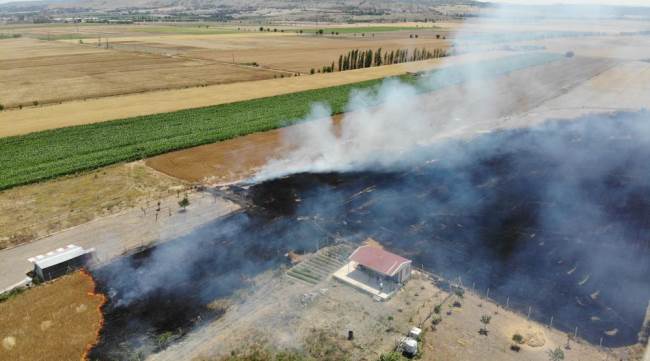 Eskişehir'de yangın!