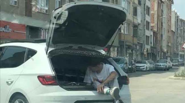 Eskişehir'deki tehlikeli yolculuk cezasız kalmadı!