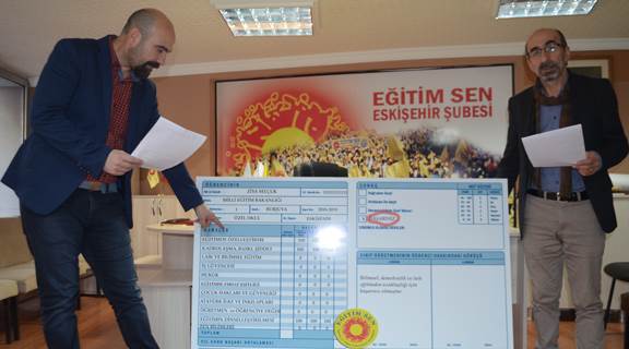 Eskişehir Eğitim Sen'den ilginç protesto