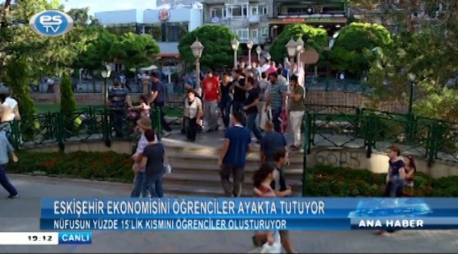 Eskişehir ekonomisini öğrenciler ayakta tutuyor