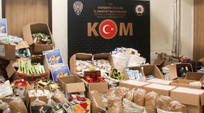 Eskişehir Kom'dan kaçakçılık operasyonu
