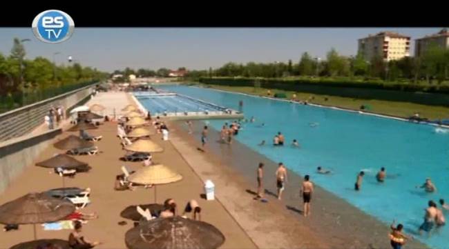 Eskişehir plaj sezonu açılıyor