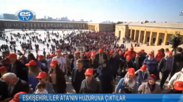 ESKİŞEHİRLİLER ATA'NIN HUZURUNA ÇIKTILAR