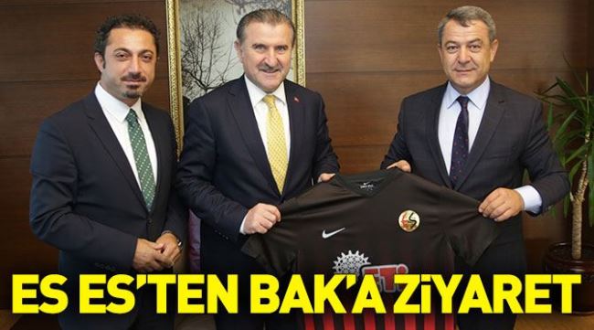 Eskişehirspor'dan Bakan Osman Aşkın Bak’a ziyaret