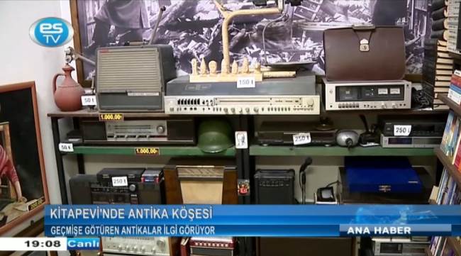 Geçmişe götüren antikalar ilgi görüyor