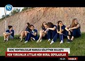 GENÇ HENTBOLCULAR MAMUCA GÖLETİ'NDE BULUŞTU