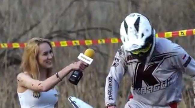 Güzel spiker büyük şok yaşadı!