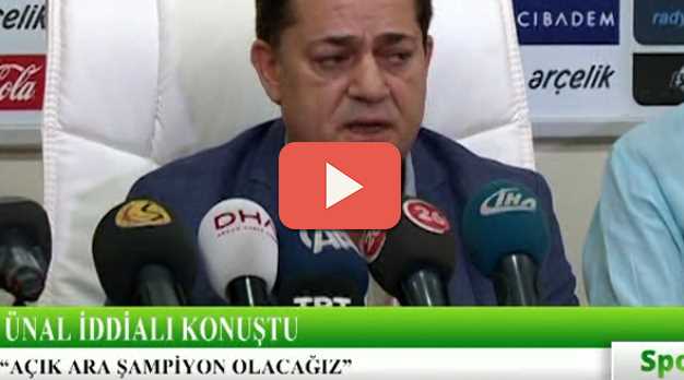 HALİL ÜNAL İDDİALI KONUŞTU