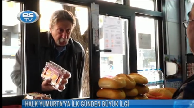 HALK YUMURTA’YA İLK GÜNDEN BÜYÜK İLGİ