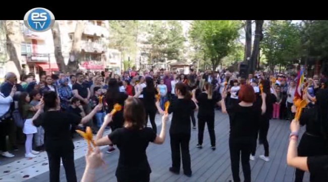 Hamamyolu'nda halkoyunları provası