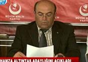 HAMZA ALTINTAŞ ADAYLIĞINI AÇIKLADI 