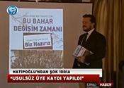 HATİPOĞLU'NDAN ŞOK İDDİA