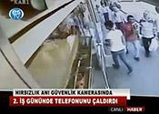 HIRSIZLIK ANI GÜVENLİK KAMERASINDA