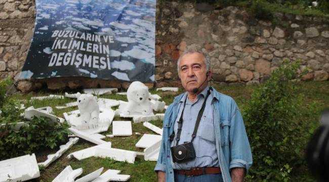 İKLİM KRİZİNE MİZANSENLİ PROTESTO