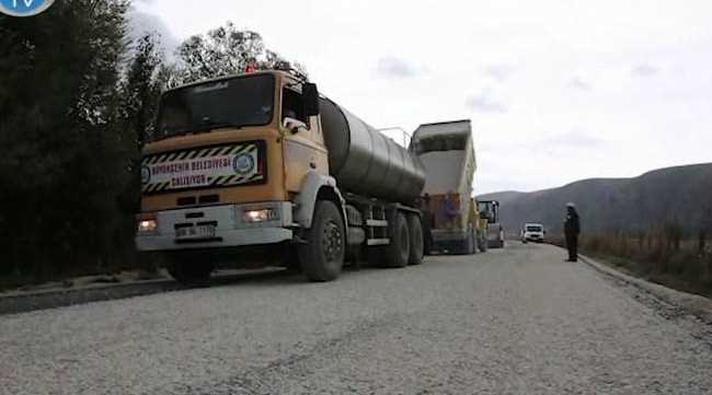 İnönü Bilecik yolu yenileniyor