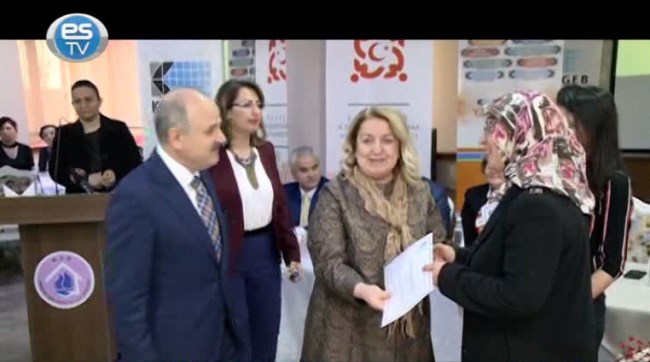 Kadın girişimcilere sertifika verildi