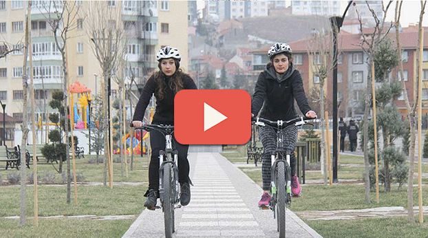 KADINA ŞİDDETE PEDALLI PROTESTO