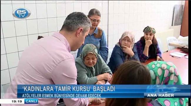 Kadınlara tamir kursu başladı