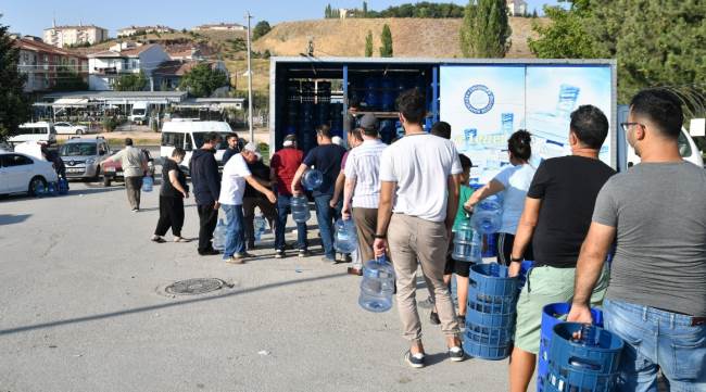 Kalabak suyu dağıtımında aksaklık yaşanıyor