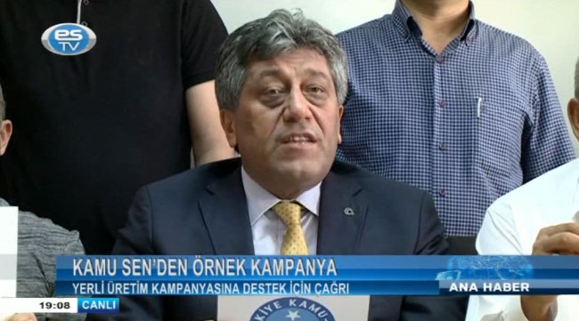 Kamu-Sen'den örnek kampanya