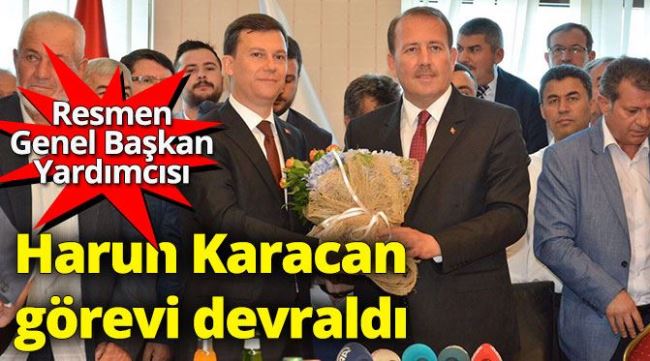 Karacan görevi Şahin'den devraldı