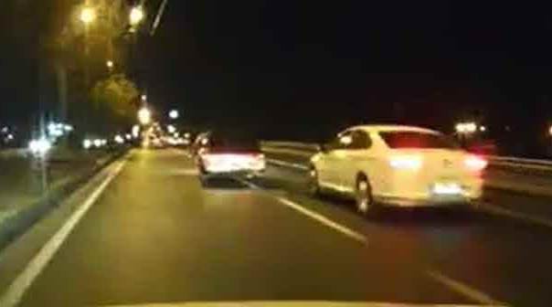 Karantinadan kaçıp, "drift" yaptı!