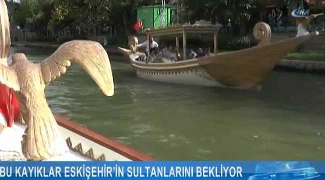 Kayıklar Eskişehir'in sultanlarını bekliyor
