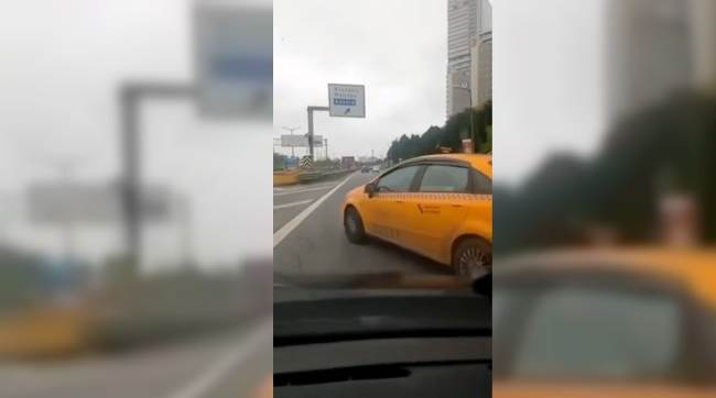 Kaza anı cep telefonu kamerasında!