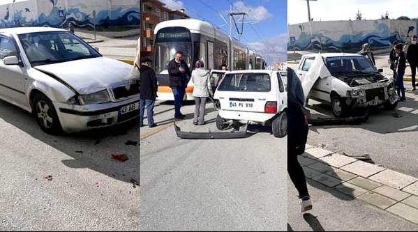 Kaza anı güvenlik kameralarına böyle yansıdı