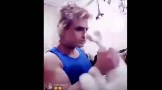 Kediye işkence eden iranlı şahıs gözlatına alındı