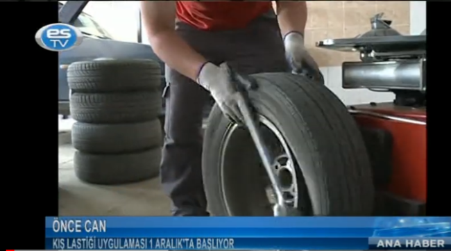 KIŞ LASTİĞİ UYGULAMASI 1 ARALIK'TA BAŞLIYOR