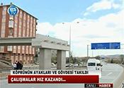 KÖPRÜNÜN AYAKLARI VE GÖVDESİ TAKILDI