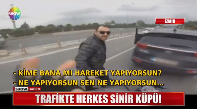 Korna çalan motosikletliye silah çekti