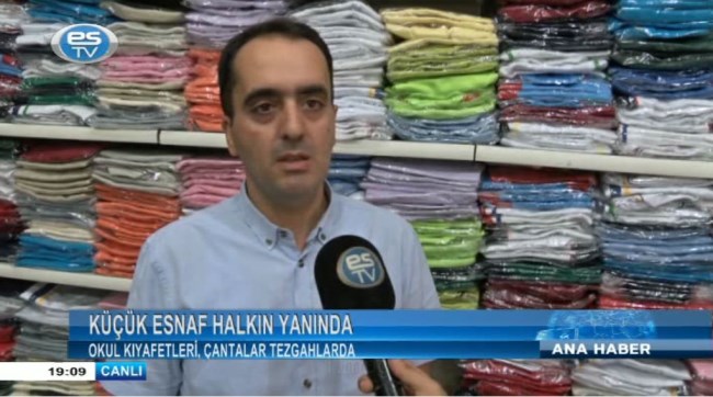 Küçük esnaf halkın yanında