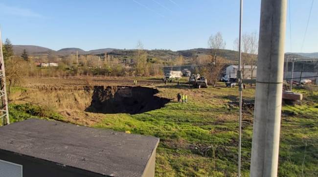 Kullanılmayan YHT tünel çalışmasında göçük