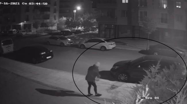 Kundaklama anı kamerada