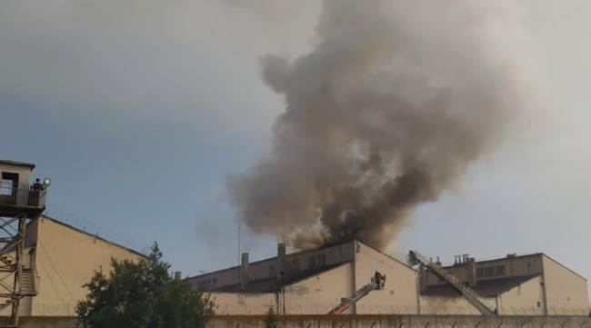 Kütahya Cezaevi'nde yangın