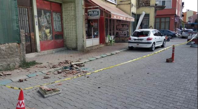 Kütahya'da deprem kamerada